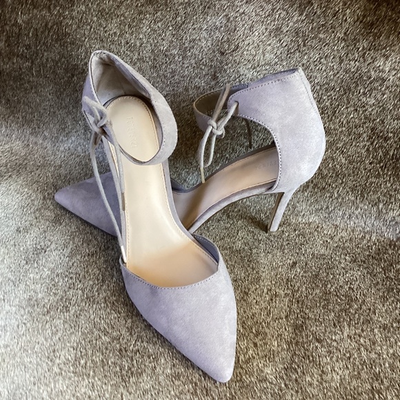 Forever 21 Ankle Wrap Delicate Tie Pointy Toe Heels - Picture 7 of 8